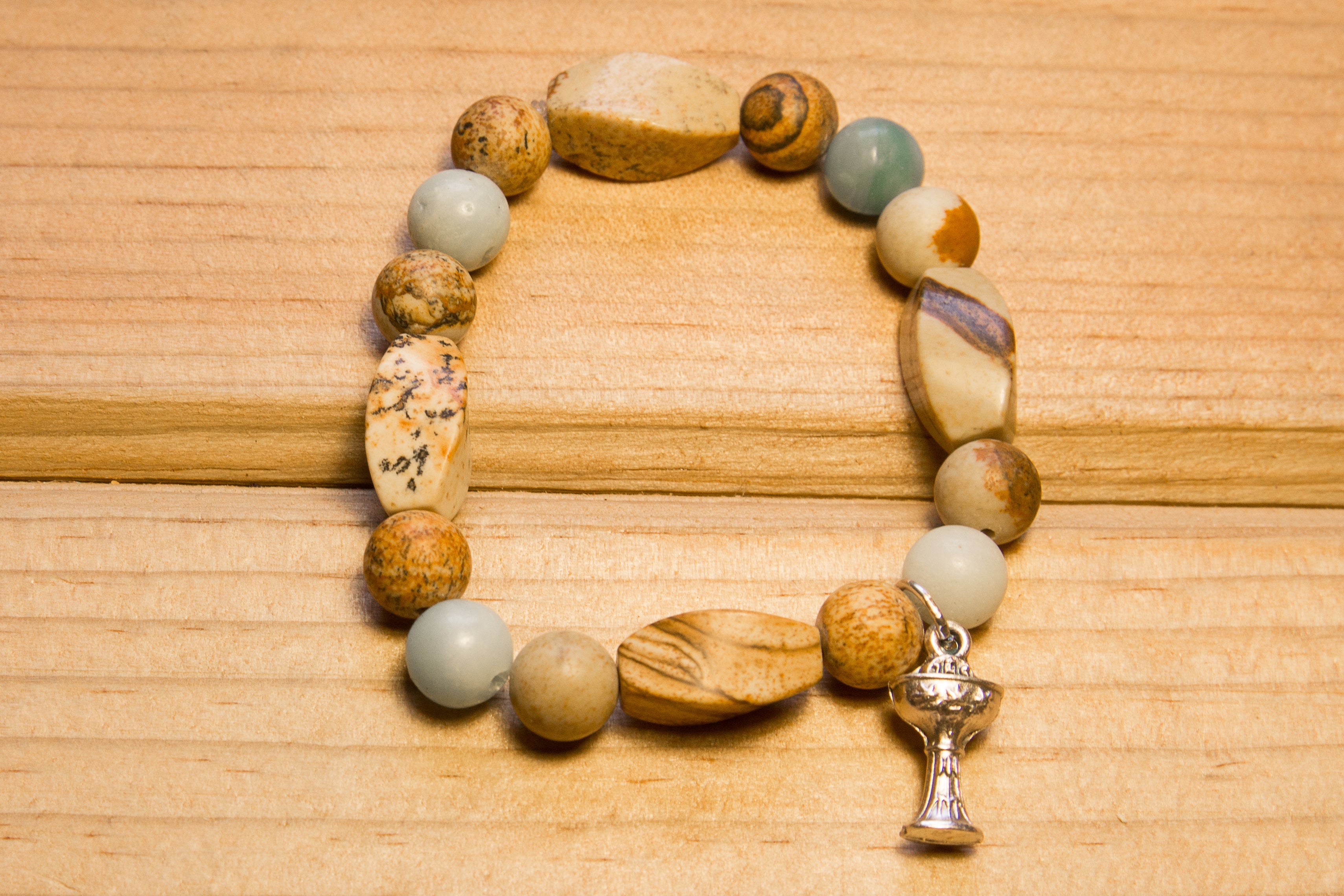 "Have Faith" First Communion Bracelet