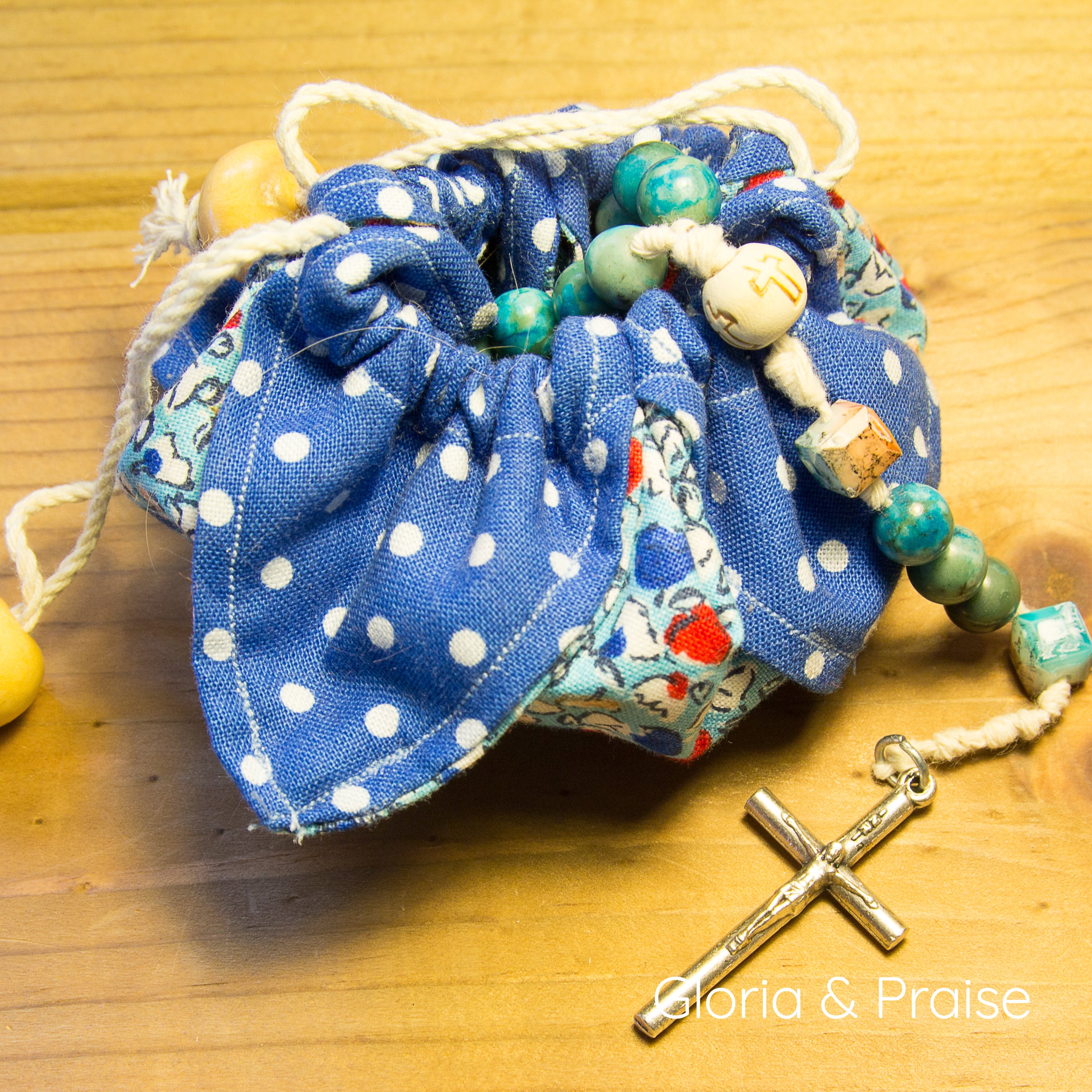 "Marian" Matching Rosary Bag