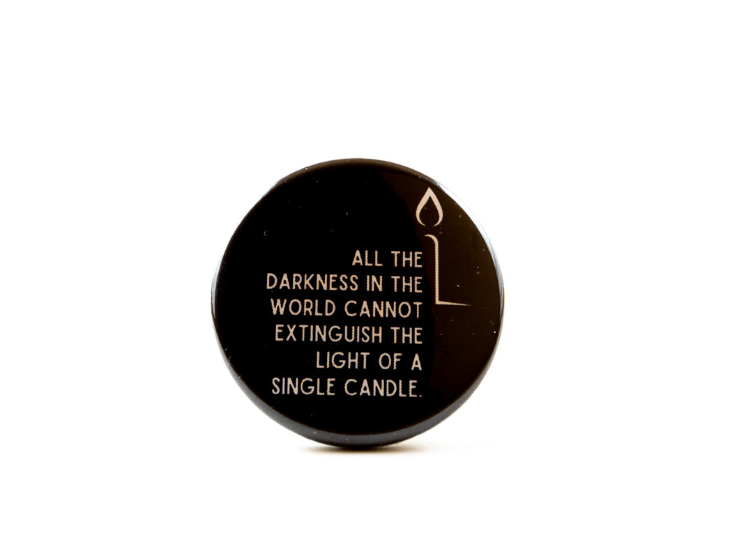 St Francis of Assisi Button Single Candle