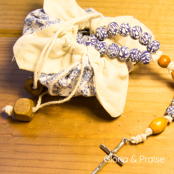 "Treasure in Clay" Matching Rosary Bag