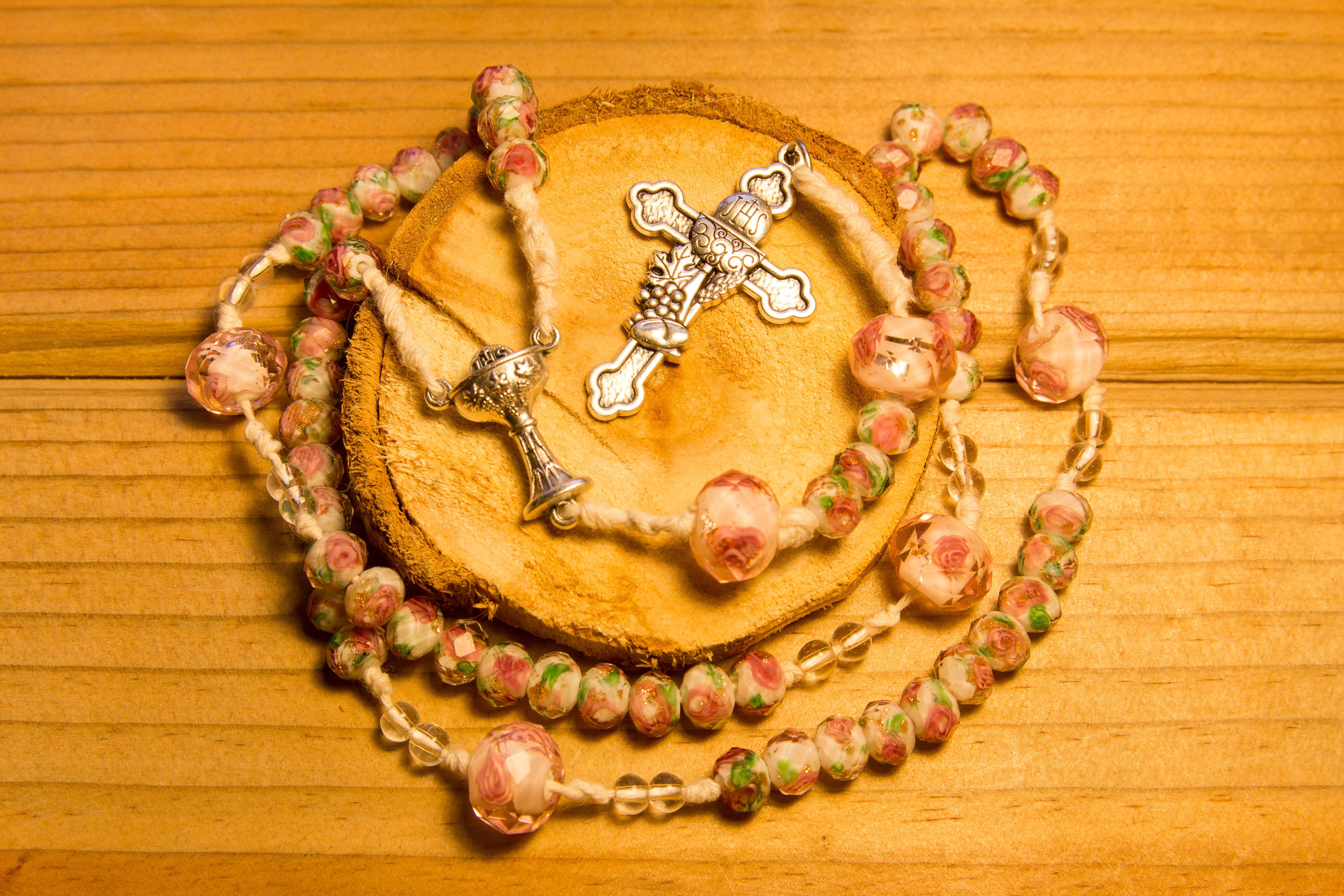 "The Little Flower" First Communion Rosary